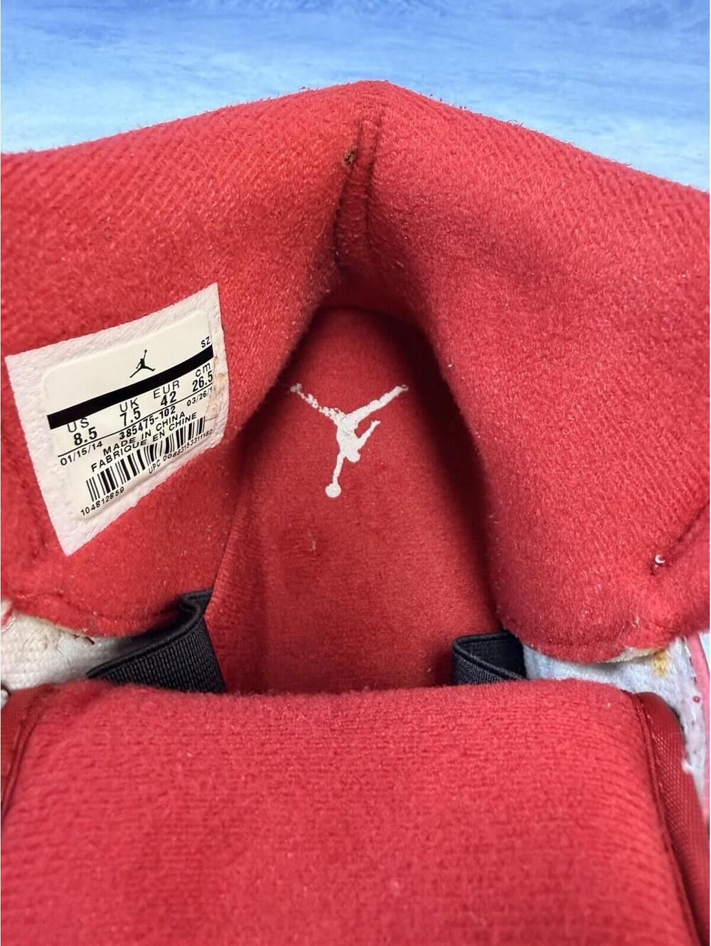 Nike Air Jordan 2 Retro Countdown Pack 2008 Men’s Size 8.5 308308-162 White red - Picture 13 of 16